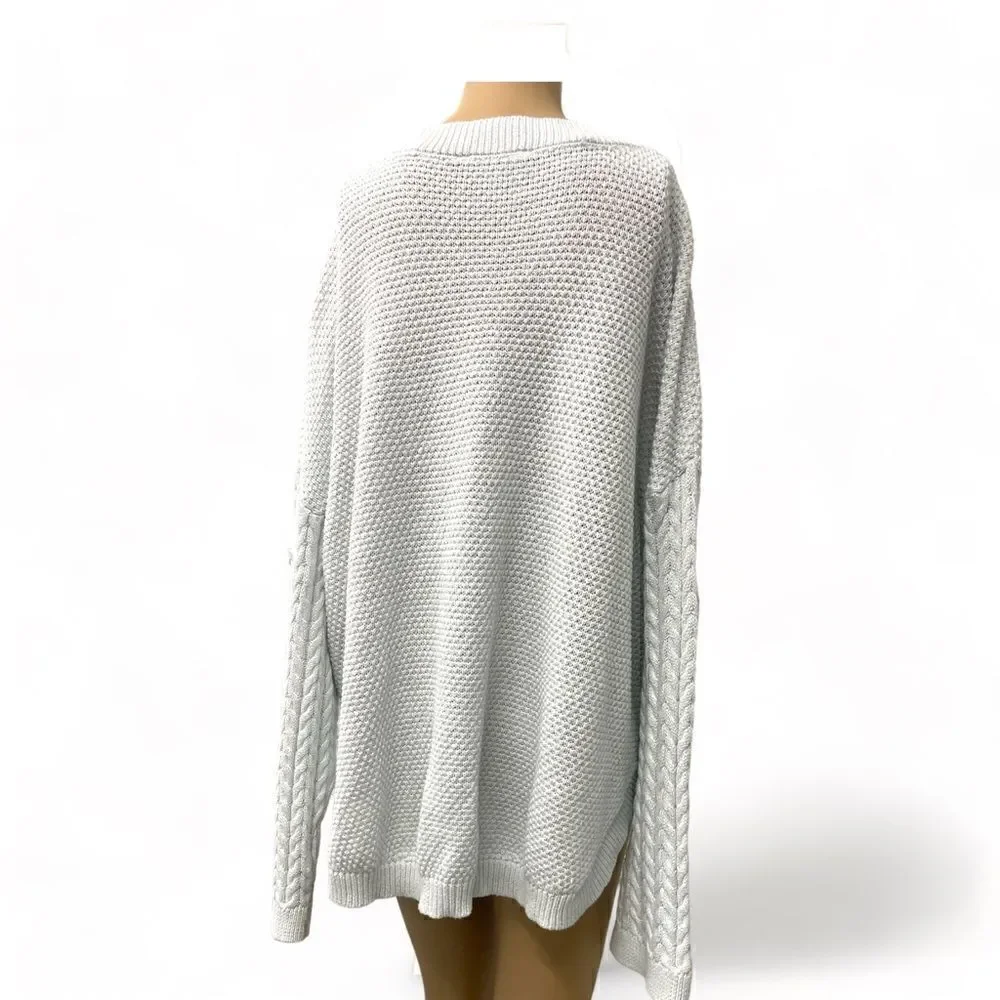 #15 Time and tru over size pullover sweater